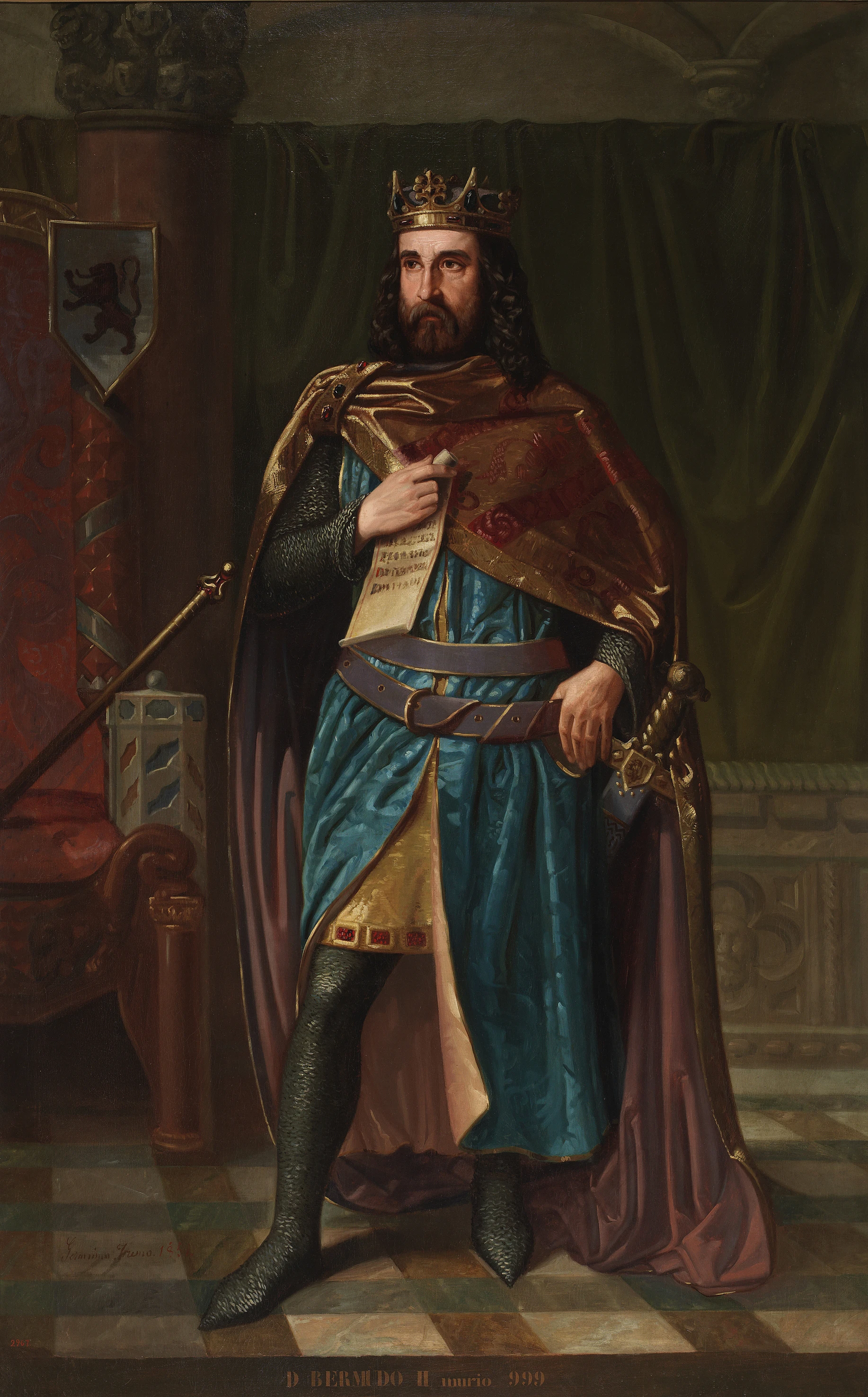 1824-Genónimo Fresno - Bermudo II de León (Museo del Prado)
